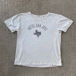 Gray Austin Texas Hotel San Jose T-Shirt sz XL Filth Mart